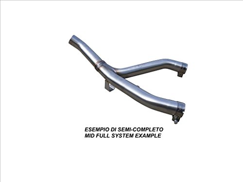 GPR Italia Exhaust Systems - Tubo de escape descalzador para R Nine T 1200 Pure Racer Scrambler Urban G/S 2016/17, colector de tubo decapante