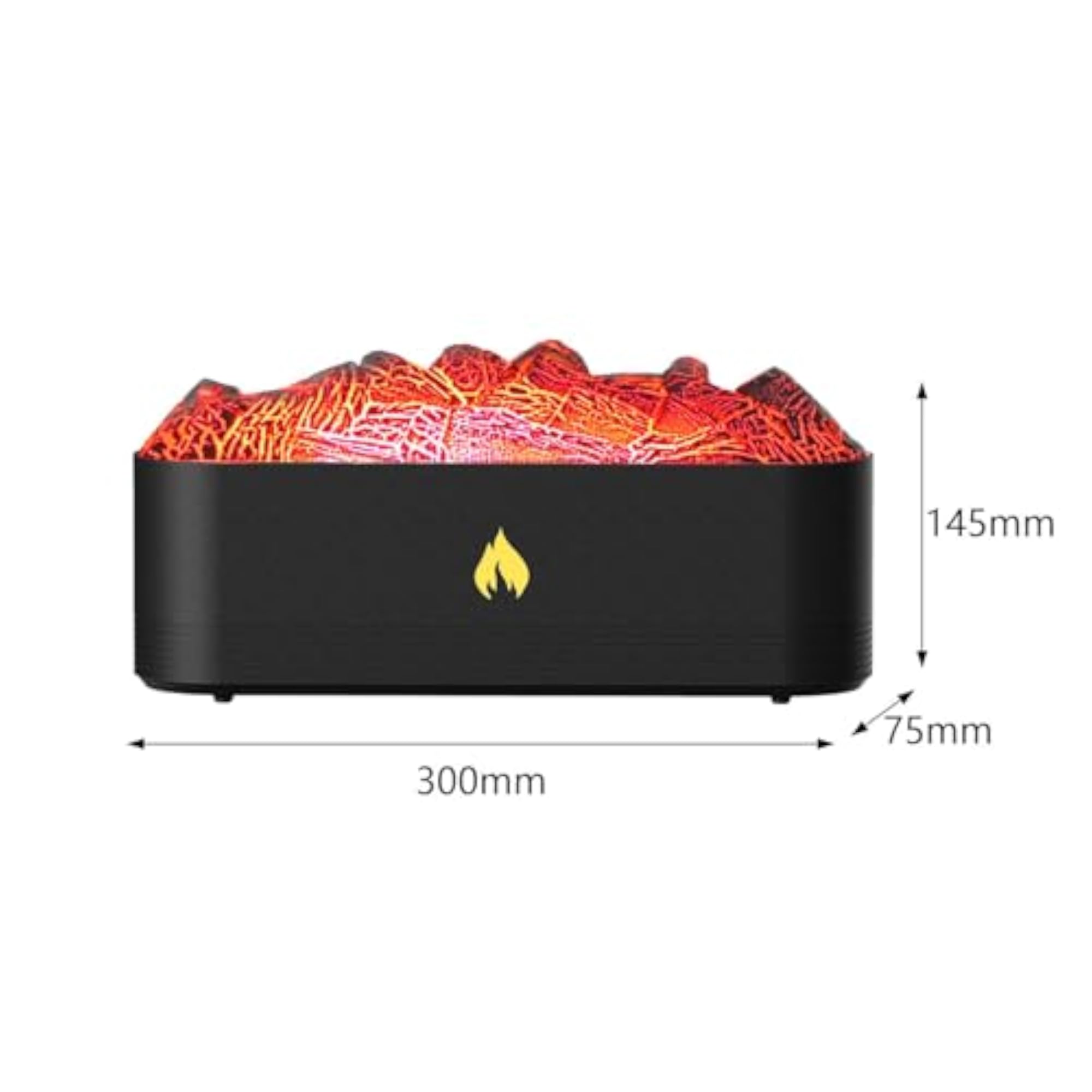 Simulation Fire Humidifier Essential Diffuser for SPA Office