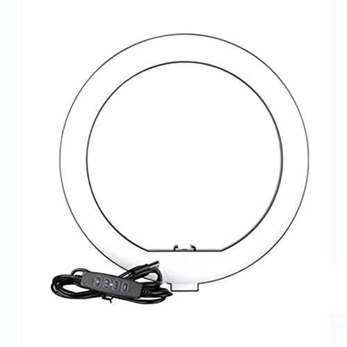 HCFSUK 10-Zoll-LED-Ringlicht mit Stativ, Fotografie-Selfie-Fülllicht, dimmbare USB-Aufladung, geeignet für Fotostudio…