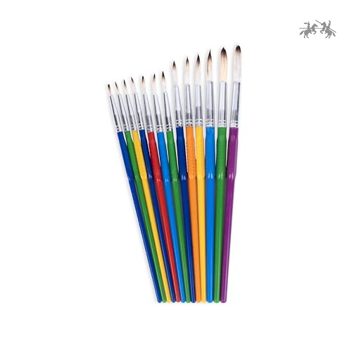 Faber-Castell Tri-Grip Brush - Round, Pack of 13 (Assorted)