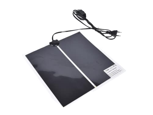 ReptilHábitat Heizmatte 5W, 7W, 14W, 20W, 28W, 35W, 45W mit Thermostat, Temperatur einstellbar. Für Schildkröten, Eidechsen, Schlangen, Küken. Ideal für Terrarien und Gewächshäuser