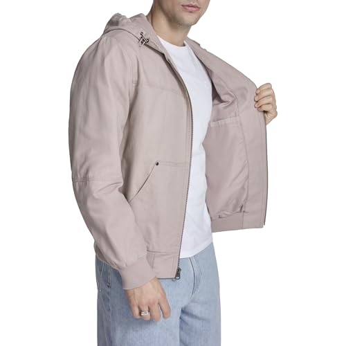 Image of Levi's Men's Workwear Cotton Canvas Hooded Bomber Jacket