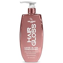 Hair Chemist Hair Gloss Liquid Glass Conditioner 33.8 oz. - Frizz Reducing Smoothing Conditioner, Lightweight Formula that Protects and Adds Shine to Hair