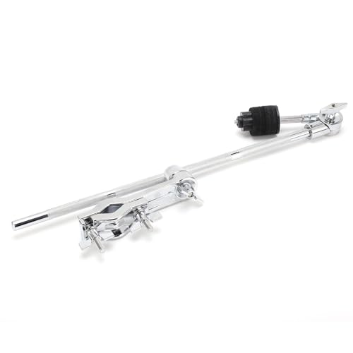 Drum Kit Extension Clamps Adjustable with Felt Pad, Heavy Duty Cymbal Holder, Drum Rack Accessory, Easy to Install, outstanding Replacement, Silver