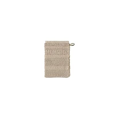 CAWÖ Noblesse 1001 l Waschhandschuh 16x22cm l 6-teilig l 375 sand