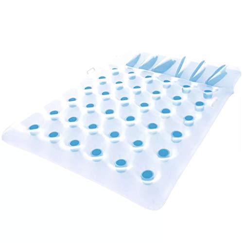 Bestway Colchoneta Inflable Piscina Azul Asiento Flotador Tumbona Hinchable