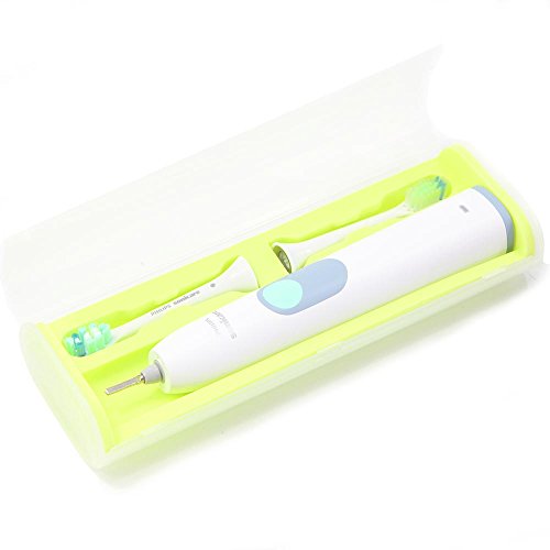 inDomit Plastic Case for Philips Rechargeable Electric Toothbrush HX6211 / HX6631 / HX6817 Green