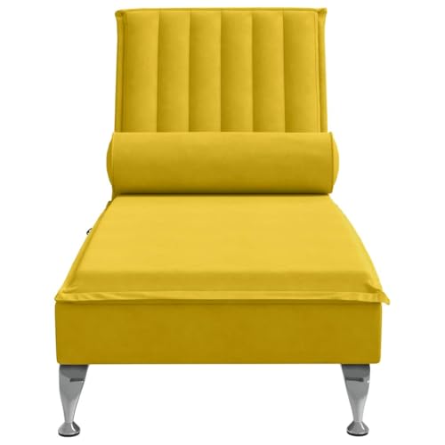 Chaise longue de massage USB ergonomique jaune