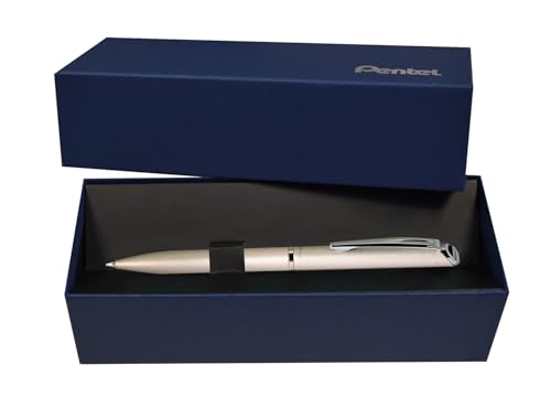 Pentel EnerGel Philography - Bolígrafo Retráctil Metal