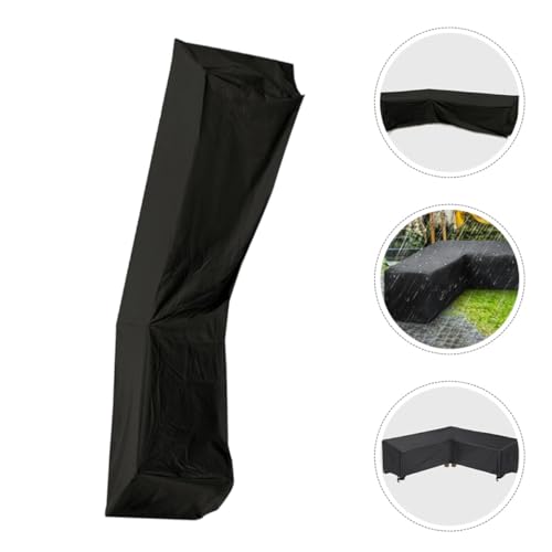 Bâche canapé d'angle extérieur imperméable Oxford 210D en L balcon - 8