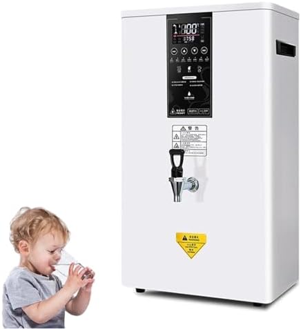 Electric Hot Water Dispenser, 2500W 50L Commercial Stainless Steel, Boiler, for Restaurant, Hotel, and Office Use,White-50L