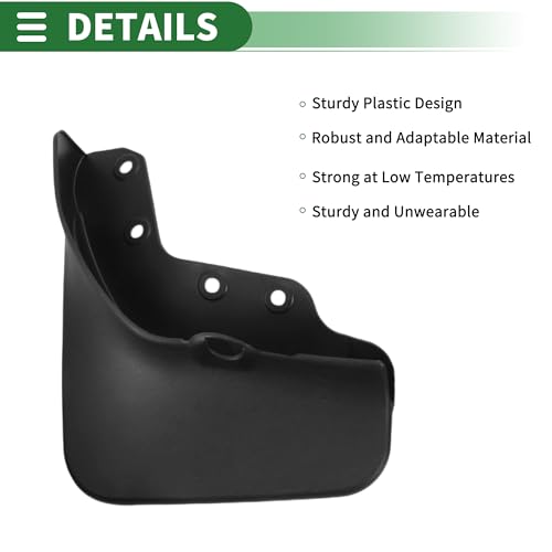 Image of Motoforti Mud Flaps Splash Guards Mud Guards for Lincoln Nautilus 2018-2022 W /Mount Accessories