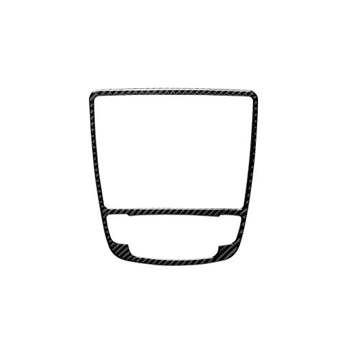 Carbon Fiber Interior Decoration Decal Frame Cover Trim Sticker ABS SLine Quattro For AUDI A6 A7 S6 S7 C7 series Typ 4G 2012â€“2018 (Gear Shift + Water Cup Holder Frame Cover)