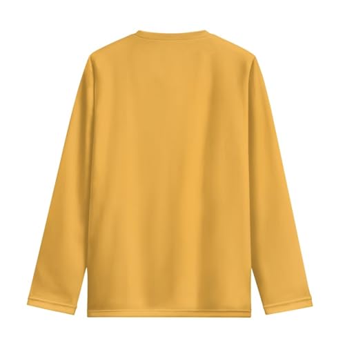 Image of Girls Long Sleeve Shirt with Cute Graphic Casual Pullover Tops 3-16Y