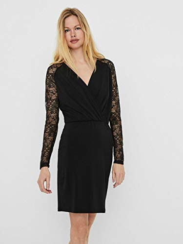 VERO-MODA-Damen-Vmjaffa-Ls-Short-Dress-JRS-Boo-Kleid
