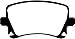 EBC Brakes DP31518C Redstuff Ceramic Low Dust Brake Pad