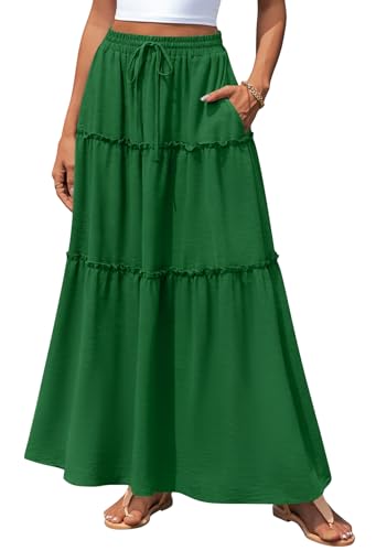 Image of POPYOUNG Women's Dress Fall Outfits Casual Midi Sundress