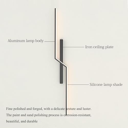 Iluminación de pared decorativa para dormitorio elegante 6