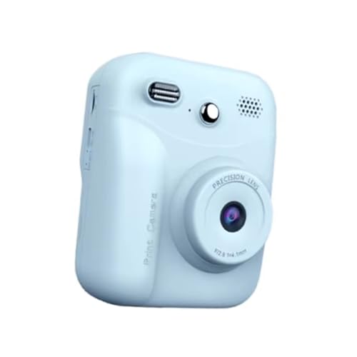 Hkfgdjdl Kinder Sofortbildkamera hellblau mit Thermopapier