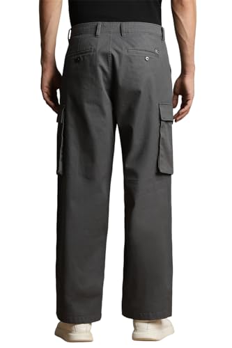 Image of Allen Solly Men Mid Rise Regular Fit Casual Pants