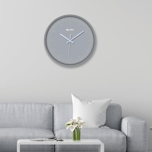 Image of Olive Tree Wall Clock 12 inch Silent Quartz Decorative Multicoloured Wall Clock Non-Ticking Classic Clock Battery Operated Round Easy to Read for Room /Home /Kitchen /Bedroom /Office /School - 9019