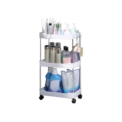 Generico de Almacenamiento rodante | Estante para estantes de | Carros Multiusos para Bebidas, Aperitivos para Dormitorio, Cocina, baño, Sala de Estar, Dormitorio