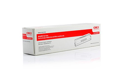 Toner Oki B 4600 noir résolvant les pannes d'encre fréquentes avec ses 7000 pages