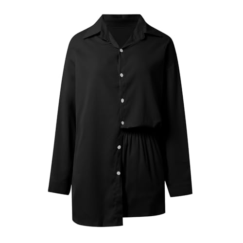 Mono de una pieza monocolor elegante y elástico de manga larga versátil para mujer moderna