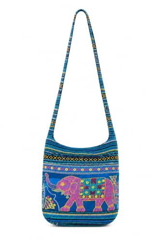 Image of SUVASANA Large Sling Shoulder Bag for Men Women Casual Comfortable Everyday Purse Travel Women's Cross-body Bags