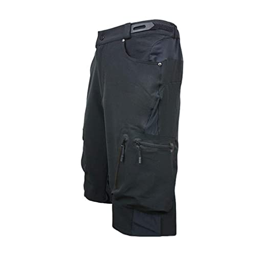 SUKUTU Pantaloncini da Ciclismo per Uomo Baggy Sports Outdoor MTB Pantaloncini da Corsa per Ciclismo Mountain Bike Downhill Shorts