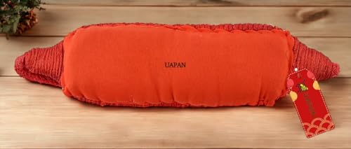 UAPAN Brass Ghungroo Anklets Bells For Women I 3 Line Pad I Red I 10 Pair I Perfect for traditional Indian dance