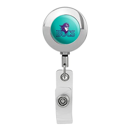 Florida Southwestern State College Secondary Logo Retractable Reel Premium Metal Chrome Badge ID Card Holder Clip