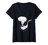 Pfeife Zigarette T-Shirt aus Holz Rauch Tabak