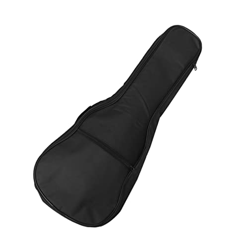 JOINPAYA Ukulele Bag Double Shoulder Acoustic Folk Stringed Instruments Case with Ergonomic Design and Outer Pocket for Travel and Performance Black