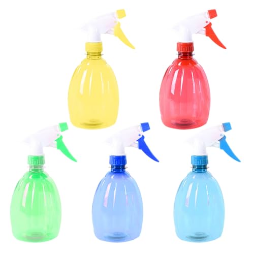 BESPORTBLE Lot de 5 Vaporisateurs à Pression Manuelle en Polypropylène, Arrosoirs Réglables Couleur Aléatoire, Pulvérisateurs d'eau Légers pour Jardinage, Entretien des