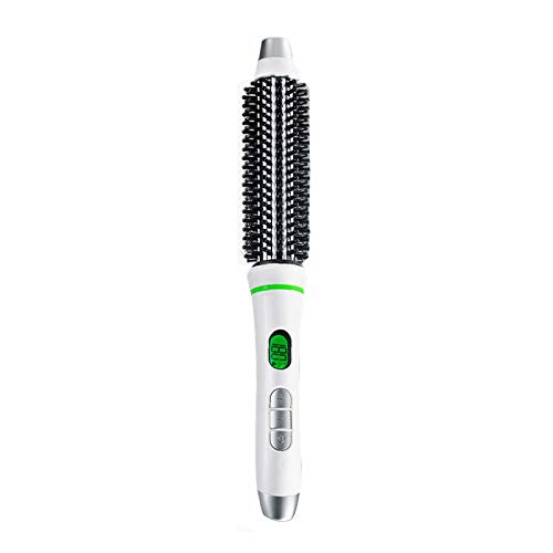 hair curler Hot Air Brush ?Auto-Rotating Curling Iron Brush, Tourmaline Ceramic Ionic Instant Heat Styling Brush to Help Curl,with Anti-scalding Design (Size : 26mm)