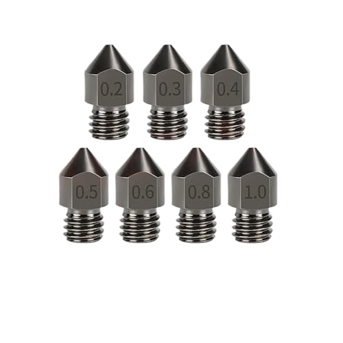 Buse MK8 en acier trempé haute résistance de 0.8 mm pour extrusion robuste Ender 3