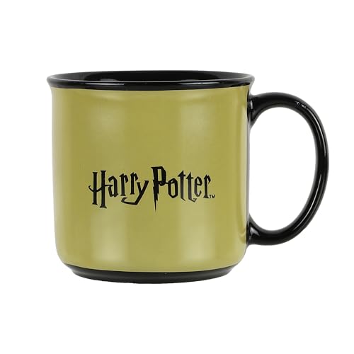 Image of Premium Coffee Mug for Office & Home | Harry Potter Ceramic Coffee Mug | 3 x 3.5 Inch Coffee Cup | Stylish Gift for Book & Movie Fans | Hot & Cold Beverage Cup 300ml (Black - Gold)