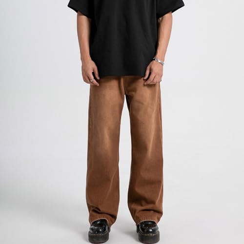 Men's Baggy Jean Vintage Hip Hop Jeans Causal Dance Skateboard Denim Pants4