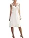 Produktbild YASIOU Hochzeitskleid Damen Kurz Knielang A-Linie Herzausschnitt Standesamt Sexy Schlicht Brautkleid Chiffon Brautjungfernkleid