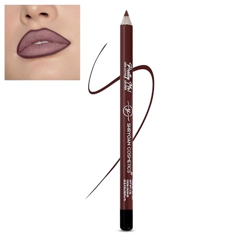Shryoan Pretty Me Bold Lipliner & Eye Liner Pencil | Waterproof & Smudge Proof | Long-lasting Lip Liner | Matte Finish Lip Pencil | Non-drying Formula (pack of 1 (1), pack of 1 shade)