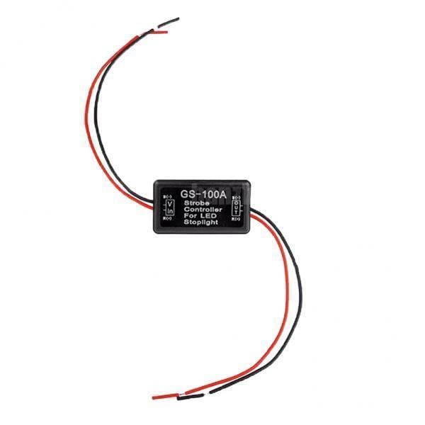 Club Bollywood® 6xAuto 100A Back Brake Stop LED Flash Light Flashing Controller Box Module-image-5