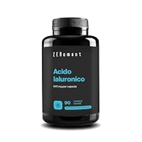 Acido Ialuronico 600 mg, 500-700 kDa, 90 Capsule Vegane, Zenement