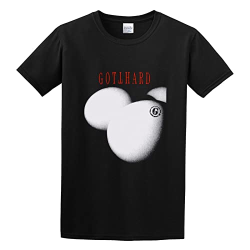 Photo de Gotthard G Print Unisex T-Shirts Men Tee Cotton Tops Black Shirt S