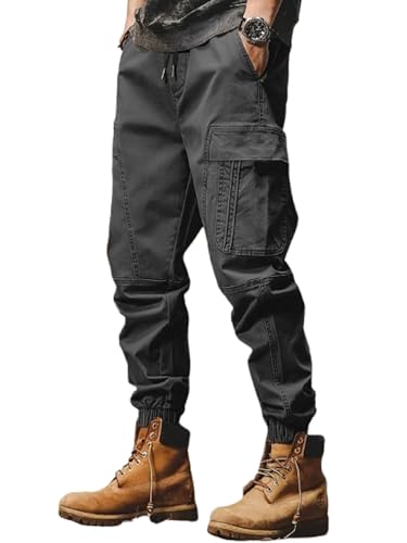 Image of Lymio Cargo for Men || Cotton Cargo Pant || Drawstring Waist Pant (Also Available in Plus Sizes) (101-104)