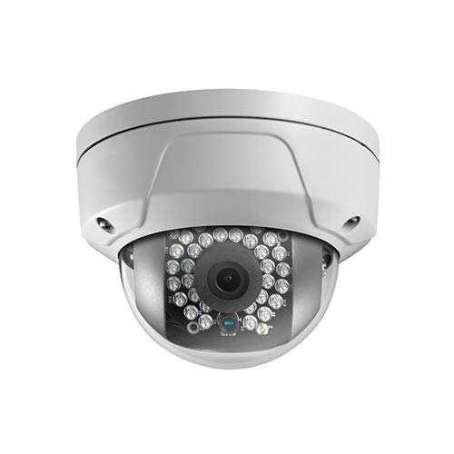 4MP PoE Wireless IP Dome - Compatible with Hikvision DS-2CD2142FWD-IWS 2.8mm Night Vision Built-in Wi-Fi Audio/Alarm IO 30m IR