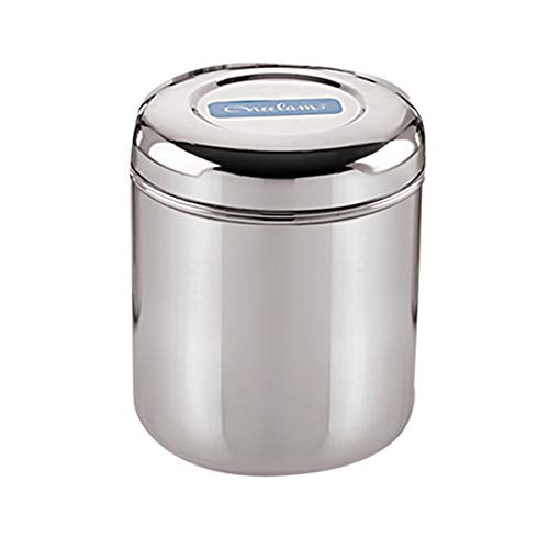 neelamNeelam Stainless Steel 19 22G Russian Deep Dabba, 8800 ml, Silver