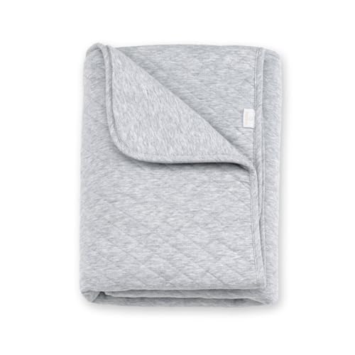 BEMINI - Couverture Chaude - 75/100 cm - Pady Quilted + Jersey - Tog 3 - Mix Grey