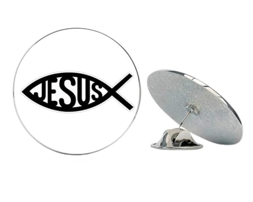 Jesus Fish Black Metal 0.75