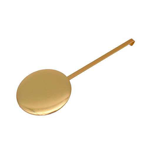 KORENJUL Quartz Wall Clock Accessories Pendulum Metal Pendulum High Gloss Gold Custom Size Pendulum (Round)